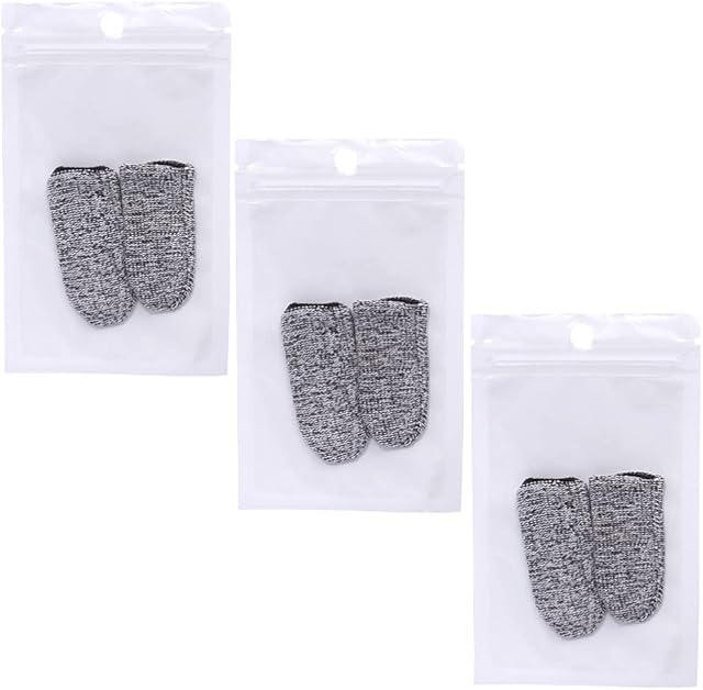 POPETPOP 6Pcs Dog Fingerbrush Pet Dental Finger Wipes Toothbrush Oral Cleansing Teeth Wipes Pads for Dogs and Cats