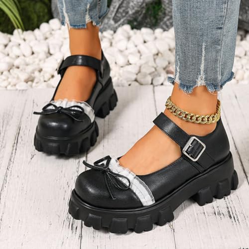 Mocassins plateforme rétro en PU résistant pour éviter l'usure - 3