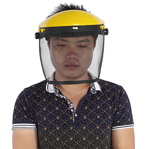 Casco de seguridad forestal con visera de malla ajustable para poda 7