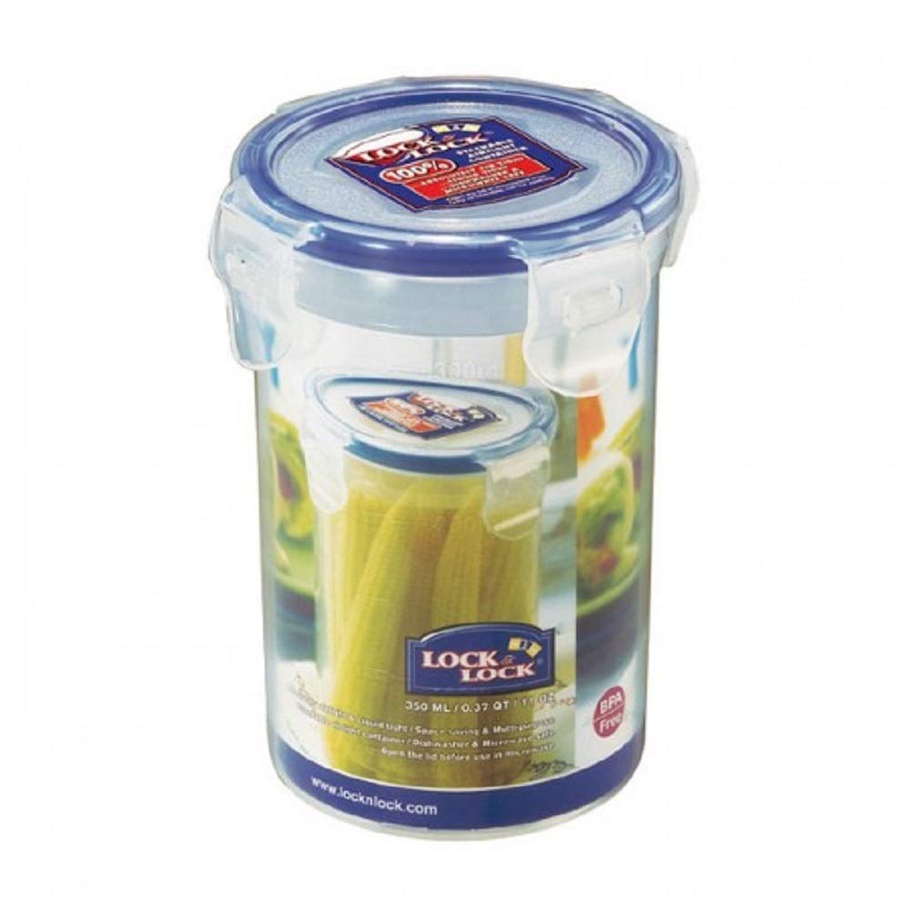 Locknlock Lock & Lock Food Storage Container Freezer Container Airtight Container Round 350 Ml