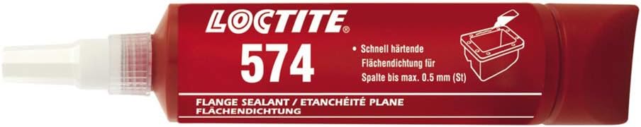 Loctite 231561 Model 574 Surface Sealant, Medium Strength, 250mL, Orange
