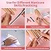 Silicone Practice Hand for Acrylic Nails - Soft Touch Liquid Silicone Hand for Practice - Flexible Realistic Nail Mannequin Hand Practice for Training