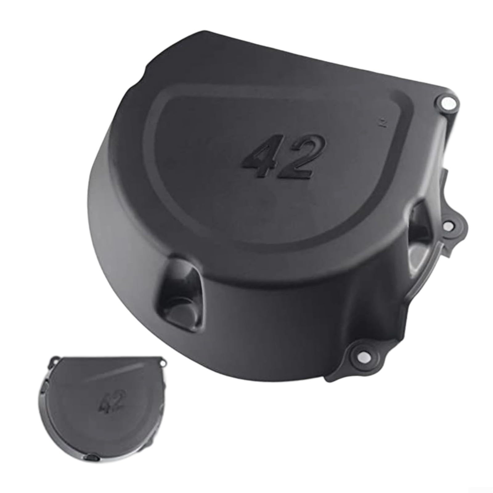 GY21084 - Cintura di protezione per tosaerba mancini, per trattori tosaerba modelli D100-D130, LA105-LA135 e X105-X145, accessorio in plastica nera per protezione del ponte del tosaerba