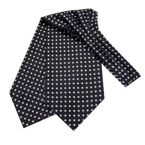 Image of Dubulle Paisley Floral Ascot for Men Self Tie Mens Cravat and Pocket Square Cufflinks Wedding