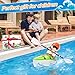 CANKETEC Kids RC Kayak Boat Toy,2.4 Ghz Remote Control Paddle Boat Toys,Toddler Water Racing Boat W/Light for Pools,Lake,Bathtub Summer Outdoor Water Toys Gift for Ages 6-12 Boys Girls