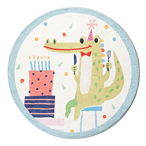 MEIFEISEWU Tappeto Tappeto Rotondo Tappeto per