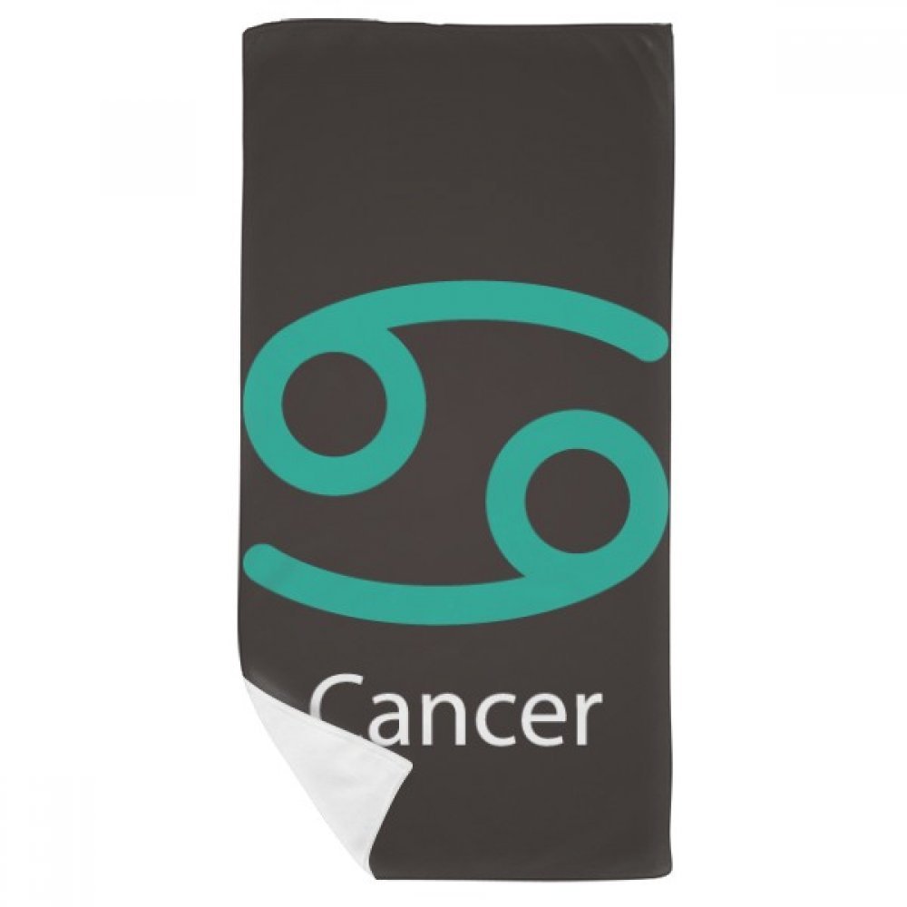 Serviette de bain Cancer doux gant de toilette constellation multicolore 35x70cm juin juillet