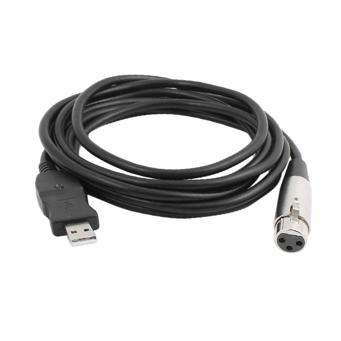 Kabel mikrofonowy USB XLR żeński do USB męski 3 metry (9,8 stopy) Mikrofon MIC Kabel połączeniowy Złącze studyjnego adaptera audio(USB-Mikrofonkabel XLR-Buchse an USB-Stecker 3 Meter (9,8