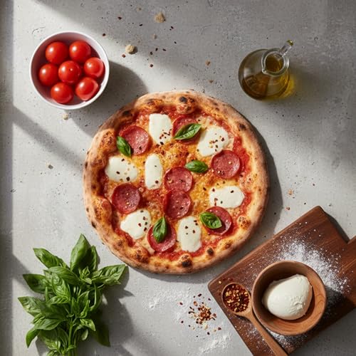 Valle del Crati 6 Pizza Basis | Neue 250g Packung | Pizza in 5 Minuten fertig, lange Teigruhe, leicht verdaulich | 6 Pizza Basis à ca. 250 g – Bild 4