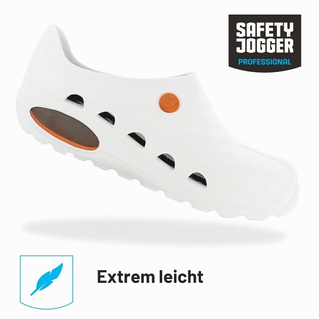 Oxypas Safety Jogger Arbeitsschuhe Damen - Antistatische und rutschfeste Sicherheitsschuhe Herren, Leichter Clog für Medizin, Pflege und Gastro, Antibakteriell