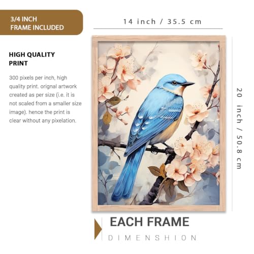 Image of kotart Premium Digital Traditional Art Paintings with Frame for Home Decor | Painting Wall Decoration | Living Room Bedroom Hotel | Pack of 6 (14X20 Inch,)