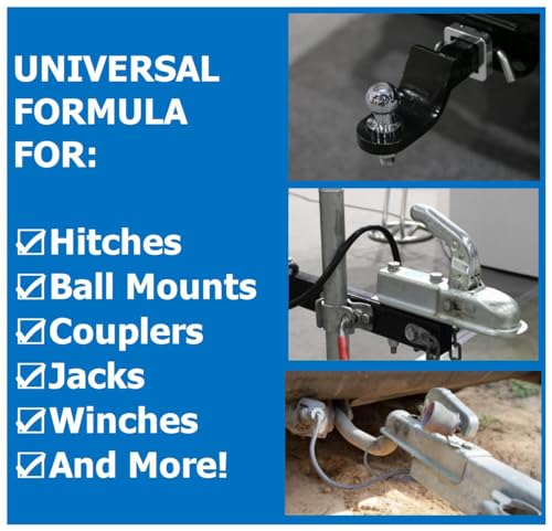 Image of ACECARE 5oz Trailer Hitch Lubricant with 1 PCS of Hitch Ball Cover - Reduces Friction & Wear on Balls, Pins, Locks | Essential Camper & Travel Accessory (5oz Grease+Hitch Ball Cover2-5 /16'')