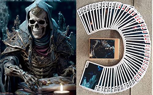 FLONZGIFT LICH NECROMANT Poker Deck 54 Cards Fantasy RPG