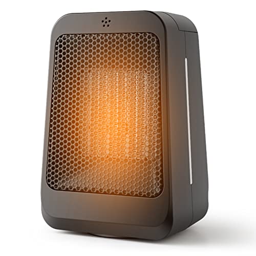 Gimify Chauffage Electrique 3 Réglages de Température, Chauffage d'Appoint Raripe 1200W Protection contre Surchauffe et Anti-Basculement, Mini Chauffage Portable Bureau Maison Chambre, Noir Cover