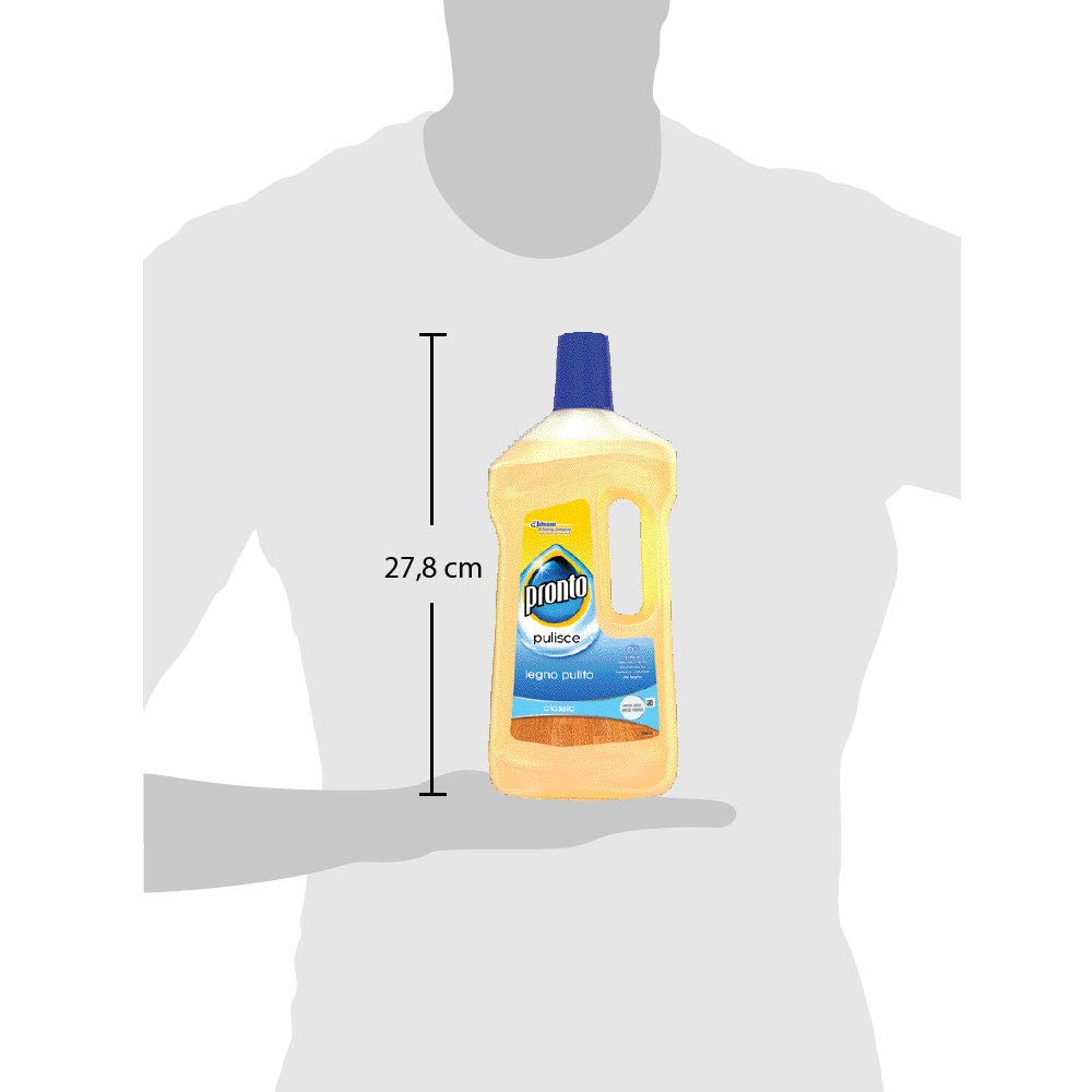 Pronto Legno Pulito, Detergente Pavimenti Parquet, 2 Pezzi da 750 ml