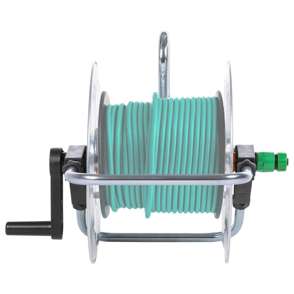 Carrete de manguera para montaje en pared para 50 m 1/2 pulgadas o