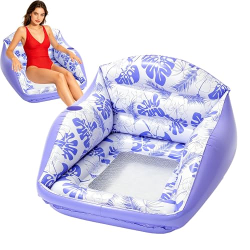 Tumbona flotante portátil para adultos, para verano, exterior, jardín, viajes, , bronceado, natación, tomar el sol