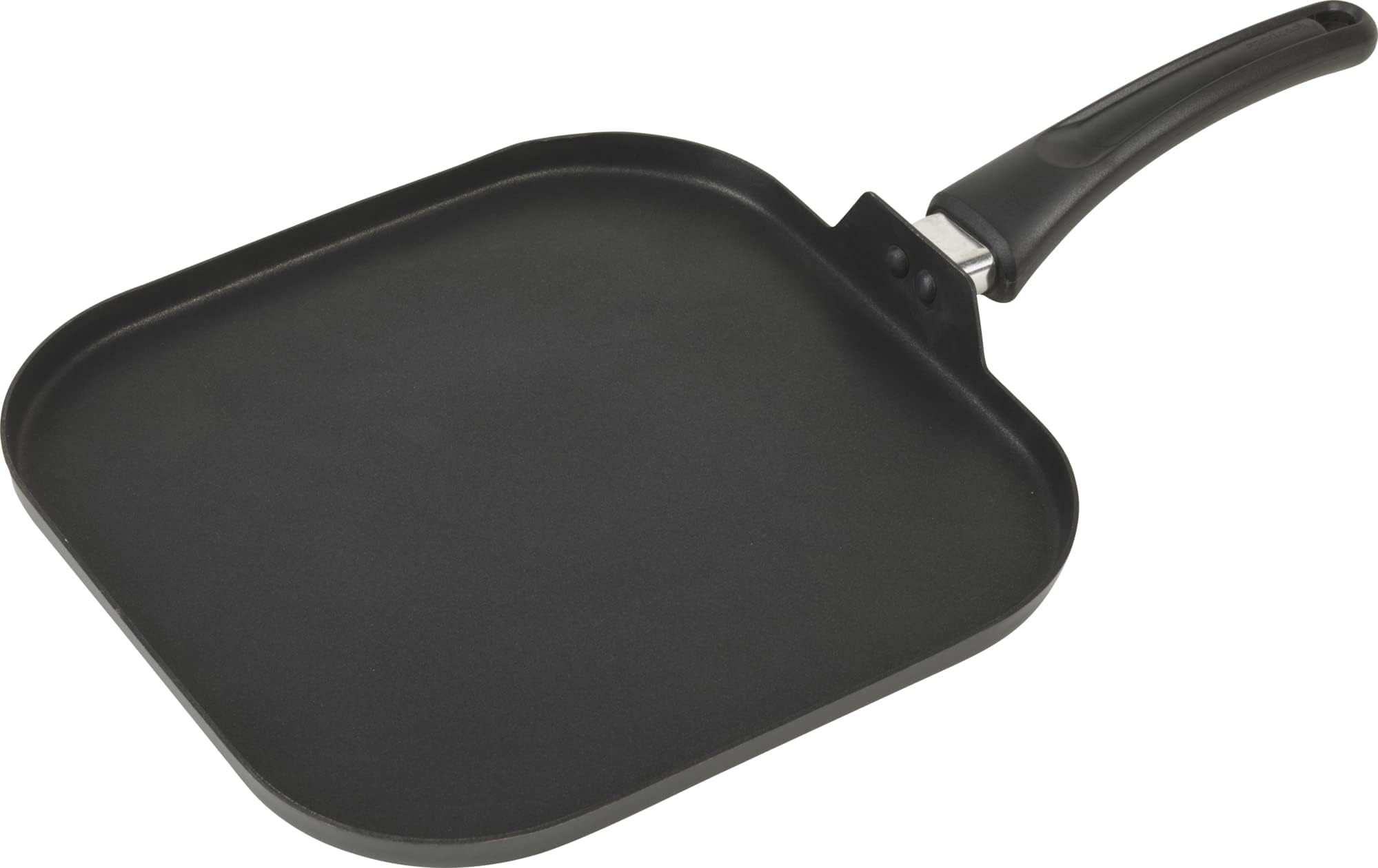 GoodCook Nonstick Aluminum 11" Square Griddle Pan, Black