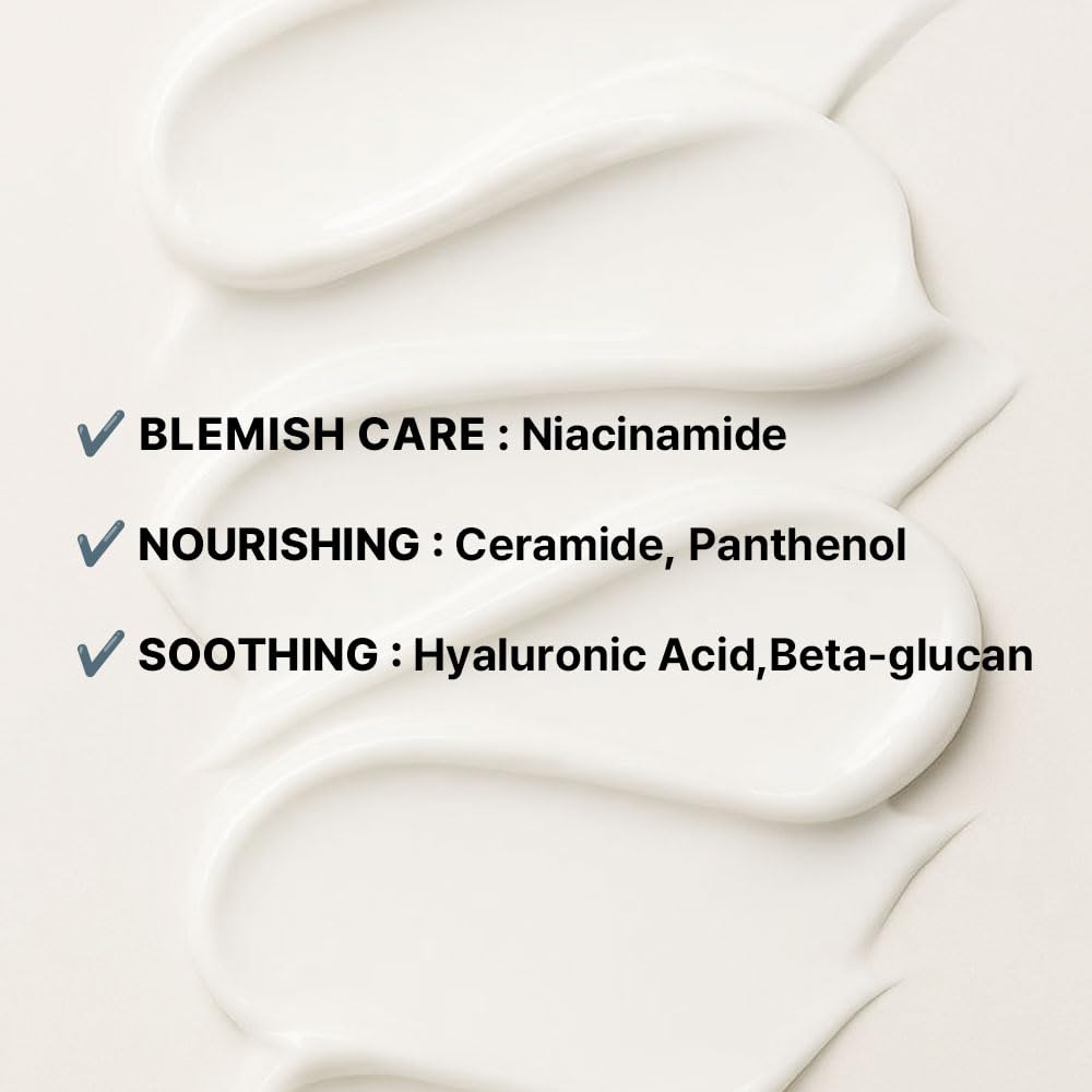 Rice Relief Cream – Soothing & Hydrating Moisturizer with Niacinamide, Ceramide & Panthenol for Sensitive Skin (1.69 fl.oz) - Image 4