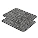 Produktbild ASTRA Fußmatte innen waschbar 2er Set 60x75 cm - Schmutzfangmatte Sauberlaufmatte - Fußabstreifer Baumwolle  Entra saugstark  rutschfeste Matte anthrazit