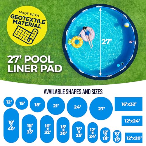 image for Shop Square 27-Foot Pool Liner Pad for Above Ground Pools - Under Padd