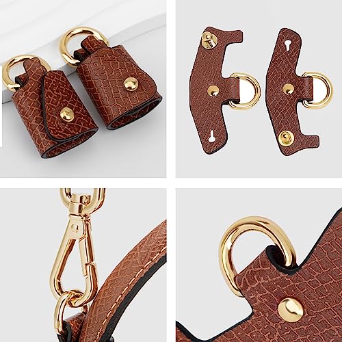 Image of Chispee Bag Strap Accessories for Crossbody Bag Punch-Free Real Leather Shoulder Strap Perforated Conversion Accessories