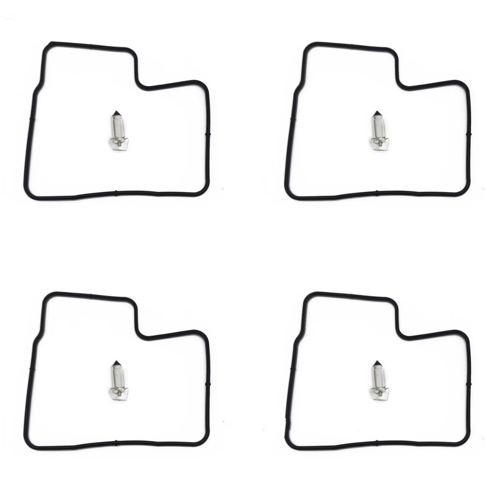 Ricostruzione carburatore kit Compatibile Con VF1100C V65 Per Magna 1984 1985 1986 Moto Kit Guarnizioni Carburatore Valvola A Spillo Aria Vite Di Riparazione(4PCS needle gasket)