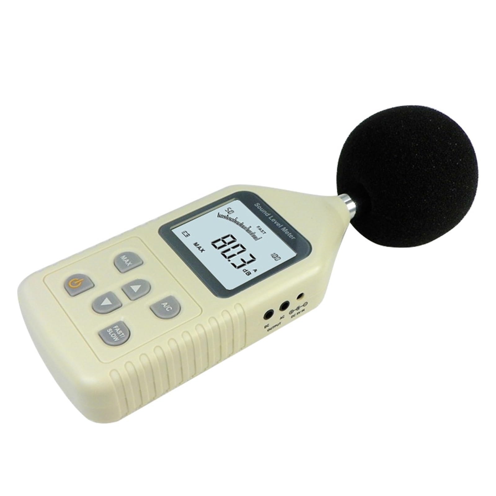 Misuratore di Decibel, misuratore di Livello sonoro LCD, misuratore di frequenza del Rumore Digitale in Decibel, precisione: analizzatore di Uscita 1,5 Db