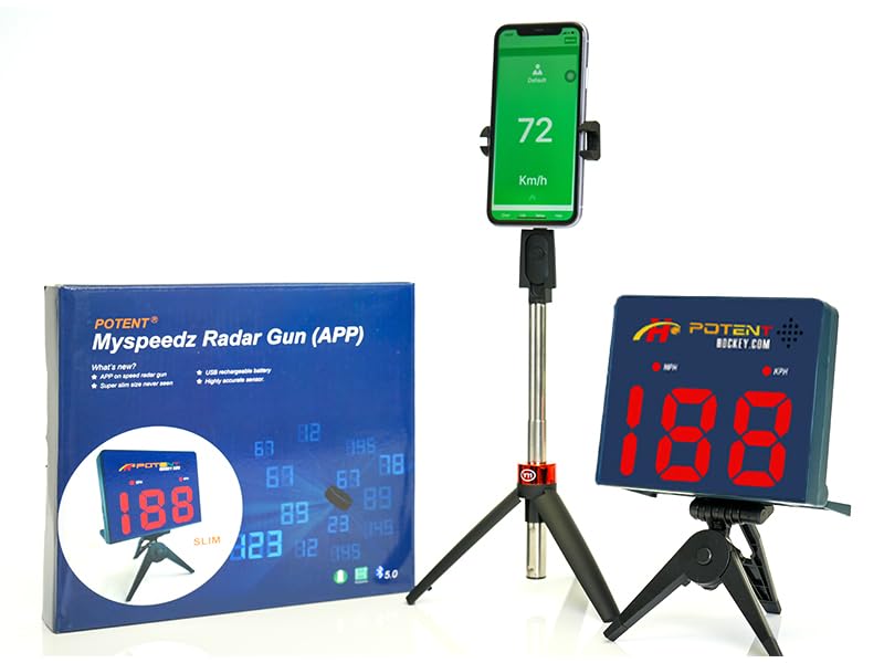 Pistolet Radar POTENT Myspeedz 2.0 - Mesure Vitesse De Tir (hockey, Sports) - Occasion Peu Utilisée
