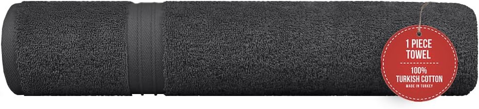100% Cotton Bath Sheet - Extra Soft & Fluffy, Oversized 35"x70" Plush, Spa and Hotel Quality Perfect as, Jumbo Bath Towel, Showering Towels - Antracite Gray