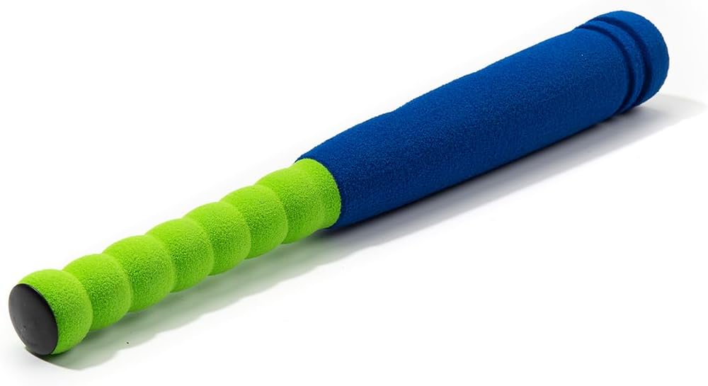 CeleMoon Soft Foam Kids Baseball Bat Toy Set with 3 Balls, 16.5 Inch [Mini Size] for Toddlers Ages 3+, Indoor Outdoor Sport TBall Playing Game, Blue