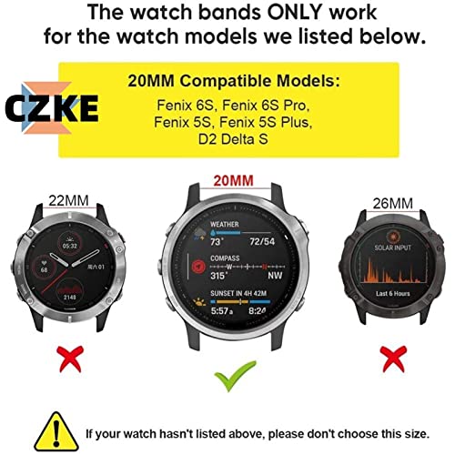 Bracelet Garmin Fenix 5S Plus silicone jaune pour changer de style - 7