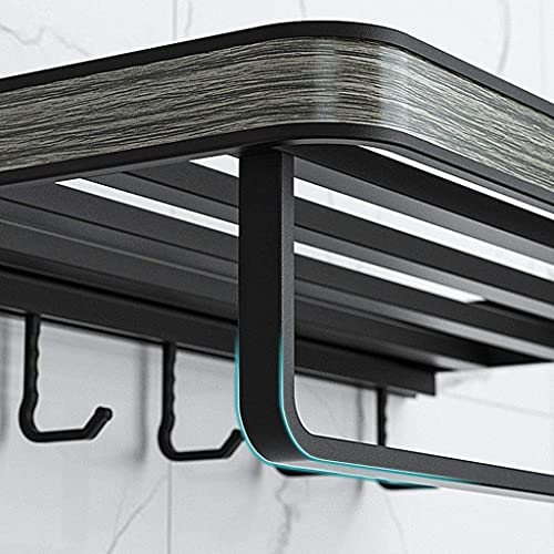 Porte-serviette en aluminium d'espace durable pour salle de bain - 4