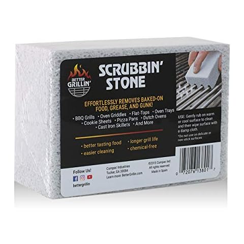 Better Grillin Scrubbin Stone Grill Cleaner Cover