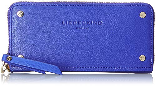 Preisvergleich Produktbild Liebeskind Berlin Damen Mnpsallh8 Pebbpa Geldbörse Blau (Deep Blue)