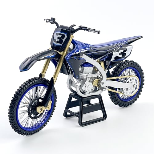 Modelo Motocicleta Dirt Bike 1:12 Diecast Azul