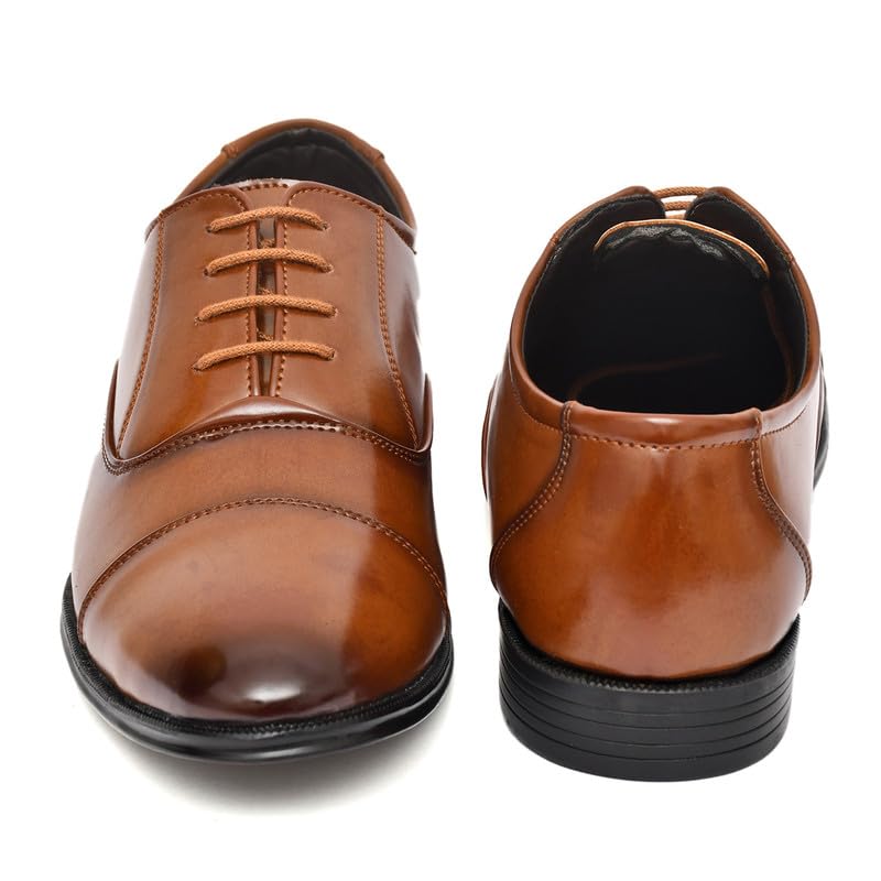 Image of HEALTH FIT Men's Super Soft Ortho Comfortable with Soft Sole Ultra-Lightweight for Gents Luxury Formal Shoes 1263