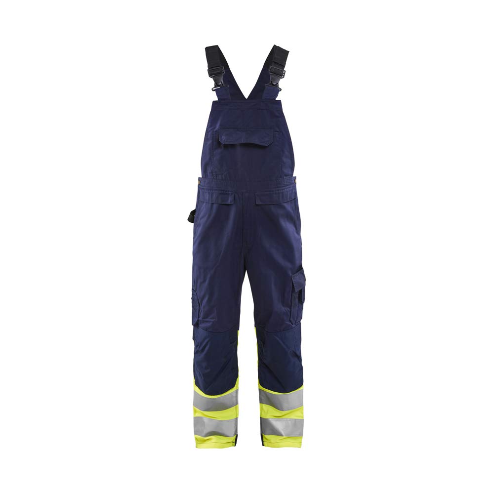 Blaklader 266218008933D88 spodnie ogrodniczki, granatowo-żółte, rozmiar D88
