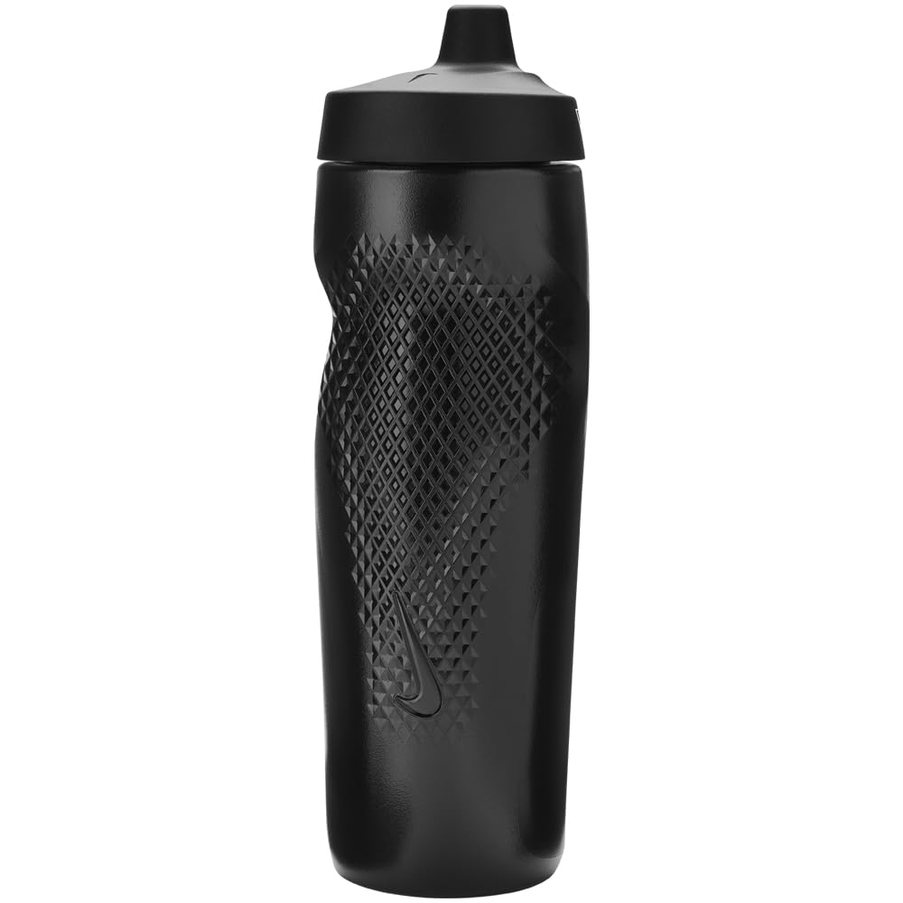 nike sports water bottle black