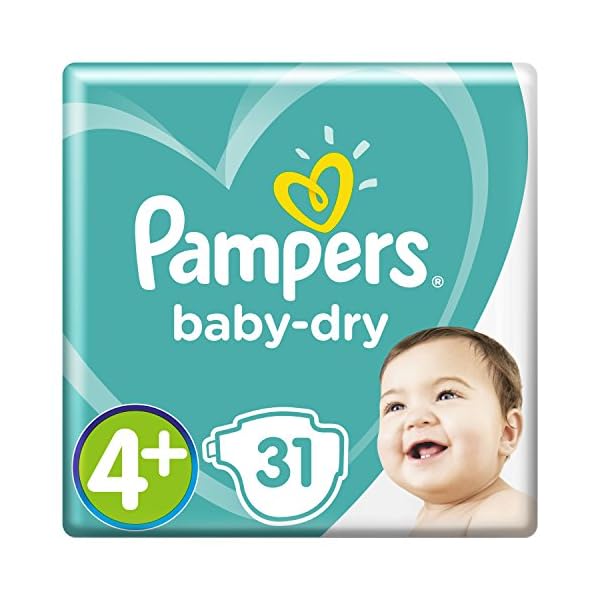 Pampers Baby-Dry Größe 4+, 31 Windeln