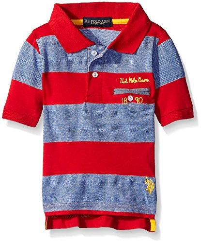 U.S. Polo Assn. Boys' Striped Jersey Polo Shirt