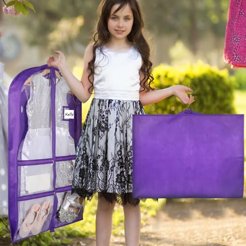 40'' Dance Costume Garment Bag(7 Pack & 2 Colors)3