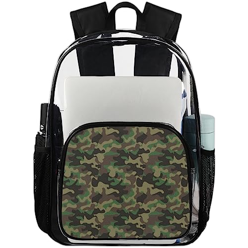 Sac à dos en PVC imperméable de quality supérieure au look camouflage tendance