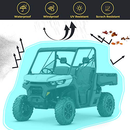 Bâche de rangement pour côte à côte UTV Can-Am Defender 2 places étanche