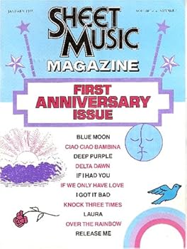 Sheet music Sheet Music Magazine - January 1978 (First Anniversary Issue, Volume 2 Number 1) Book