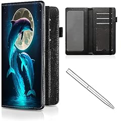 Cute Dolphins and Moon