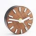 Yqs Imán de Nevera Reloj de Madera de época Igual Nevera Imán Reloj portátil Pared magnética Funcional decoración casera Reloj