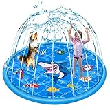 Sprinkler for Kids/Toddlers Splash Pad Outdoor Water Toy 60'', Outdoor Water Toys Fun for Boys Girls...