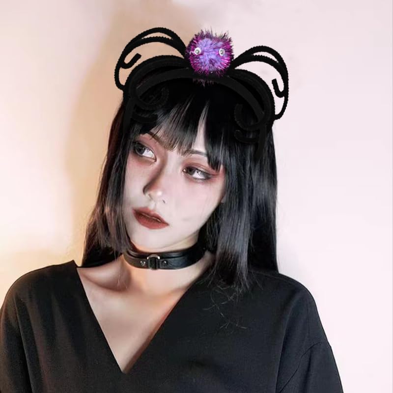 Miniatura 7 de Diadema de araña de Halloween para mujer, banda para el pelo de Halloween, diadema de pierna de araña, diadema de Halloween para mujer, diadema de
