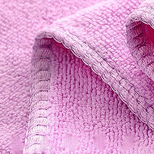 Serviette en coton rose de qualité supérieure pour le bain 4 pièces - 3